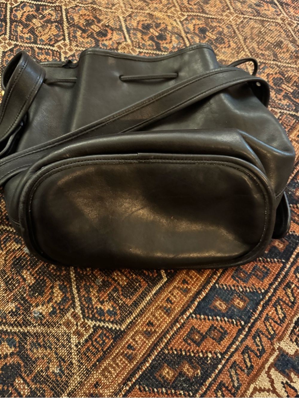 Vintage Coach Bucket Bag with Drawstring #9952 - Picture 6 of 9